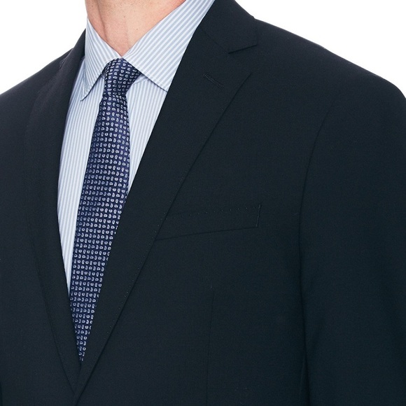 Eli Tahari Solid Wool Suit - Picture 7 of 8